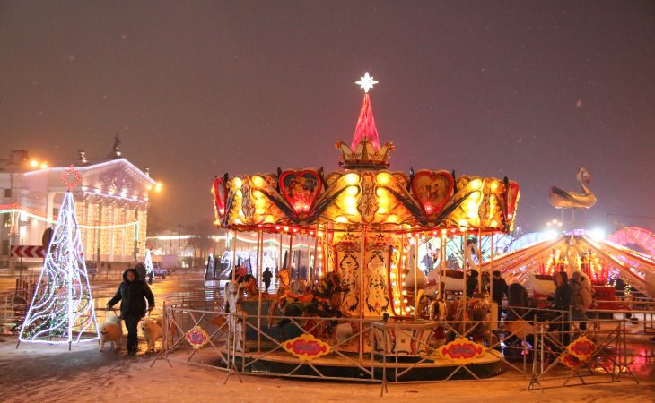 Na noite anterior ao Natal em Gomel.  Vamos ver como foi