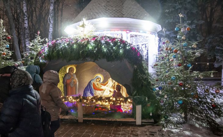 Na noite anterior ao Natal em Gomel.  Vamos ver como foi