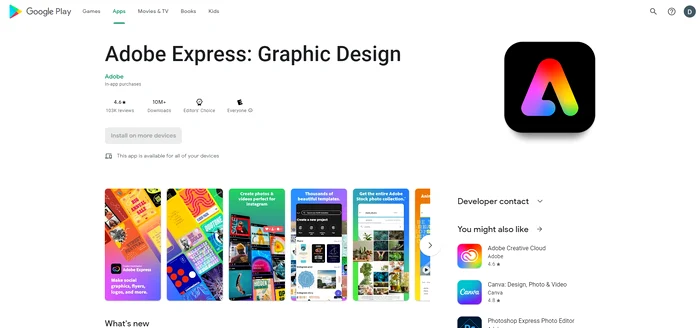 Adobe ExpressGooglePlay