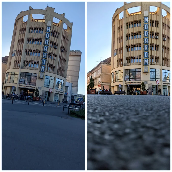 Imagens tiradas em Brașov, utilizando ambas as técnicas fotográficas / Fonte: Arquivo Pessoal